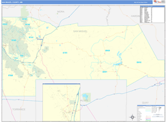 San Miguel County, NM Digital Map Basic Style
